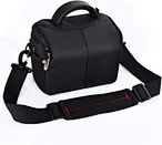 Come with a extra rain cover, great protection.But it is not an underwater case,don't put into water or heavy downpour. With inside detachable divider to adjust the inside space for camera, lens and accessories.